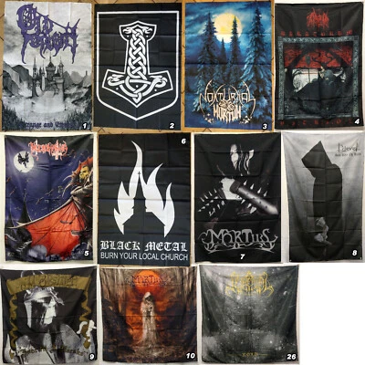 Various Rock & Metal Band Banner / Flag - Bild 1 von 4