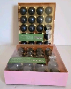 Vintage Martha Stewart Winter Jubilee Blue Mini Glass Ornaments 2 Sets - Picture 1 of 2