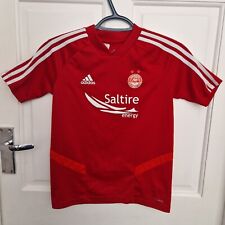 Aberdeen FC Football Club Training Shirt Top Junior Size Small 9-10y Red Army 
