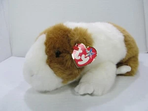 TY BEANIE BABY BUDDY~TWITCH THE GUINEA PIG 10" 2004 Realistic w/Heart Tag - Picture 1 of 11