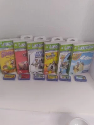 Lot of 6Leapster Games- Scooby-Doo, Cars, Star Wars, Penguins, Toy Story 3, Up - Image 1 of 2