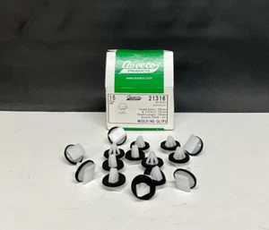 15 clips de moldeo Auveco 21316 con sello, cabezal inferior de 16 mm, orificio de 8 mm, GMM 94530742 - Imagen 1 de 5