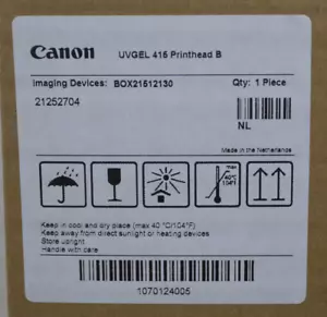 Dispositivo de imagen Canon UVGEL 415 cabezal de impresión B (A21164-3 JOO) LOC. S4 - Imagen 1 de 5