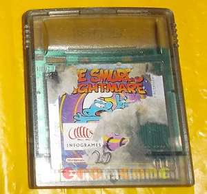 THE SMURFS NIGHTMARE (Puffi) Game Boy Color - SOLO CARTUCCIA - Foto 1 di 1