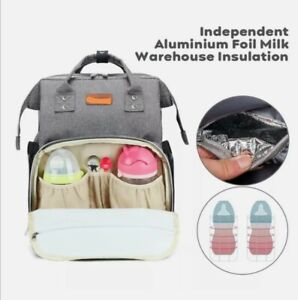 diaper bags backpack with changing station Foldable travel diaper bag 