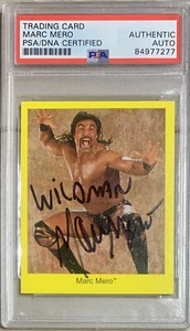 Marc Mero RC Signed 1997 Cardinal WWF Autographed Rookie Card PSA DNA AUTO WWE - Picture 1 of 2