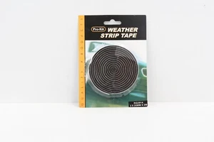 Prokit RG2914 Weatherstrip Tape Foam Black 20mm Wide 3mm Thick 2 Metre Roll - Picture 1 of 4