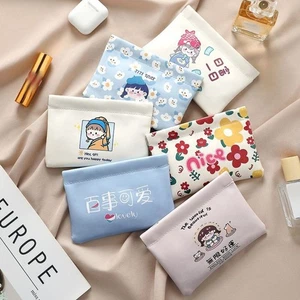 Automatic Closing Lipstick Bags Cartoon Pattern Travel Storage Bag - Picture 1 of 11