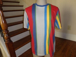 Vintage 1999 MultiColor Black Jack Clothing Colorblock 60-40 T-shirt Adult XL - Picture 1 of 8