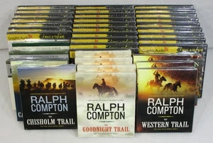 Lot of 39 Ralph Compton Western Audiobook CDs NEW SEALED Graphic Audio Book - Picture 1 of 8