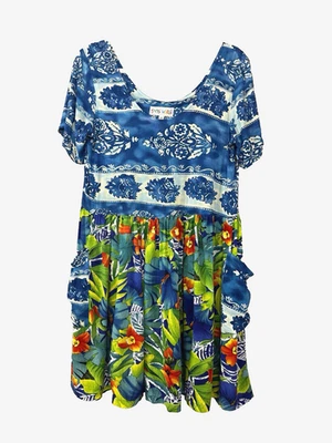 VTG Jams World Hattie S Dress Y2K 90s Tropical Resort Coastal Vacation Beach - Image 1 of 4