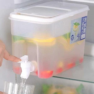 Getränkespender Kühlschrank Wasserspender Trinkspender Getränkebehälter Zapfhahn - Bild 1 von 13