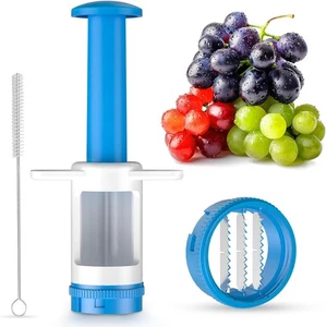Grape Cutter, Fruit Slicer and Veggie Divider with Stainless Steel Blades - Picture 1 of 6