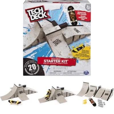 Tech Deck Starter Kit Customizable Ramp Kids Toys Ages 6 Up Wooden Fingerboard - Image 1 of 4