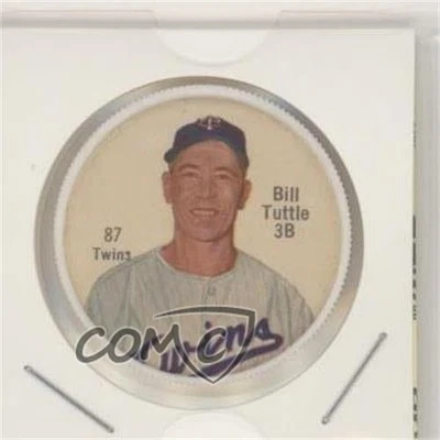 1962 Salada Tea/Junket Desserts All Star Coins Bill Tuttle (White Buttons) #87 - Image 1 of 2