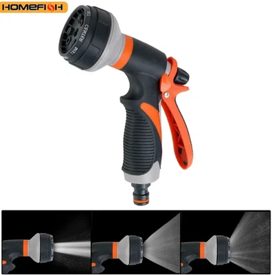 Boquilla de manguera de jardín 1 pieza - 8 modos de pulverización herramienta de riego de alta presión - NUEVO Foto 1 de 4