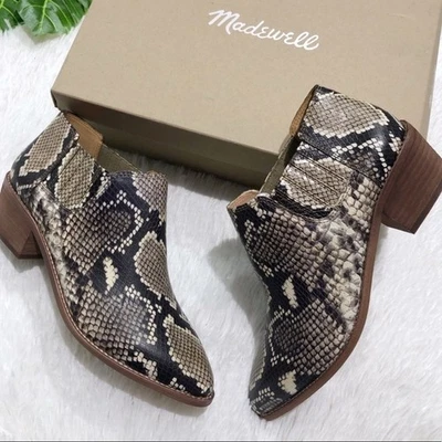 Botas Chelsea de cuero bajas Madewell Sonia brezo talla 7 Foto 1 de 4