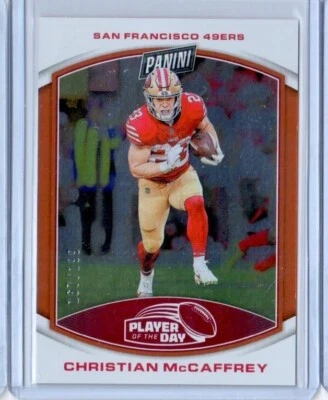 2023 Panini Player of the Day (POD) Christian McCaffrey SP 167/199 SF 49ers #14 - Image 1 of 2