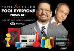 Penn & Teller Fool Everyone Magic Kit - Over 200 Ways To Trick Your Friends! - Picture 1 of 3