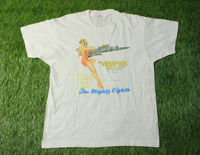 MEMPHIS BELLE BOEING B1-7 1991 VINTAGE BAND Y2K SHIRT JERSEY SCREEN STARS SIZE M - Image 1 of 4