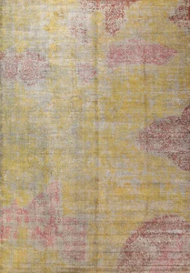 Abstract Modern Hand-knotted Rug 8x12 ft Contemporary Living Room Wool Carpet - Picture 1 of 18