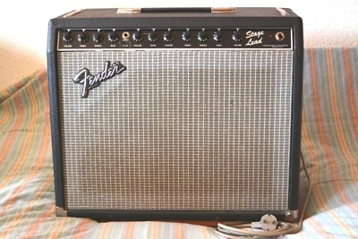 Rar ! Super Amp ! Fender Stage Lead Bj. '83 - 2- Kanal, 60 W, 12",  Reverb, Gain - Bild 1 von 4