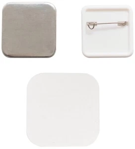 We R Memory Keepers Button Press Refill Pack 10/Pkg-Square (31mm) - Picture 1 of 1