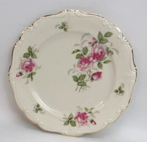 "Courtship" Rosen Elfenbein Germany BROT & BUTTERTELLER 6 3/8" Rosenthal Pompadour - Bild 1 von 7