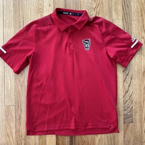 Adidas NC STATE WOLFPACK POLO Herren M Climalite Red North Carolina State - Bild 1 von 9