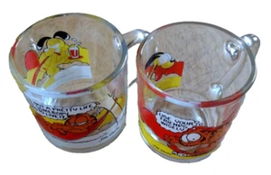"Menge 2 McDonalds 1978 Jim Davis Garfield Becher/Tasse ""It's Not a Pretty Life" - Bild 1 von 15