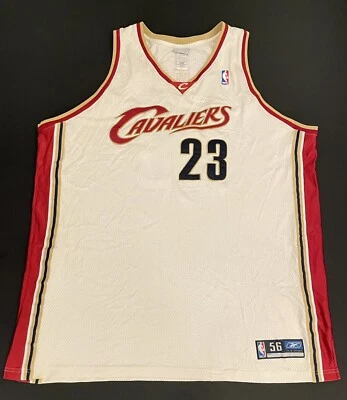 Cleveland Cavaliers Cavs LeBron James Rookie Reebok Authentic  Jersey 56 - Image 1 of 4