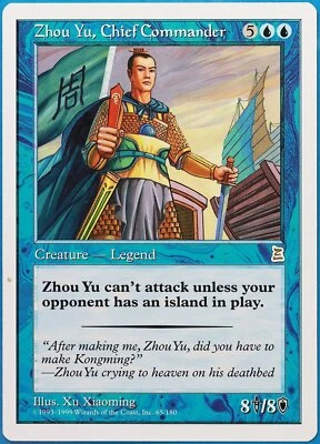 Zhou Yu, Chief Commander Portal Three Kingdoms PLD Rare CARD (479758) ABUGames - Image 1 of 2