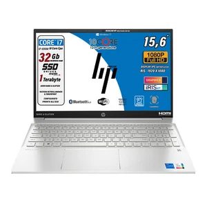 Notebook PC HP Pavilion Intel Core i7 1255U SSD 1 TB RAM 32 GB B&O Retro Fing - Foto 1 di 15