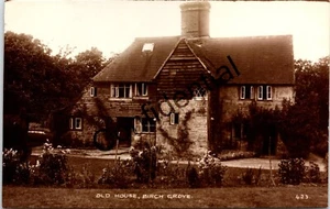 HORSTED KEYNES SUSSEX CASA ANTIGUA ABEDUL ARBOLEDA FOTO REAL POSTAL DE COLECCIÓN - Imagen 1 de 2