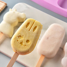 Cute Silicone Frozen Ice Cream Mold Juice Popsicle Maker Ice Lolly Mould Kids