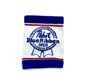 PBR Sweater Bottle Koozie USA Pabst Blue Ribbon Logo Dose Beverage Insulator - Bild 1 von 4