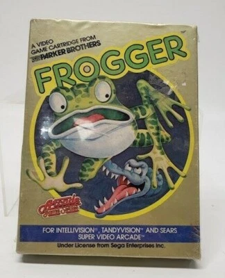 Parker Brothers Frogger Video Arcade Game Cartridge Intellivision Tandyvision - Image 1 of 4