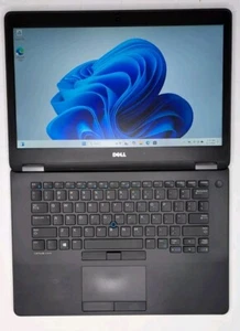 Dell Latitude E7470 14" Laptop i5-6200U 2.30GHz 8GB RAM 128GB SSD Win 11 Pro - Picture 1 of 10