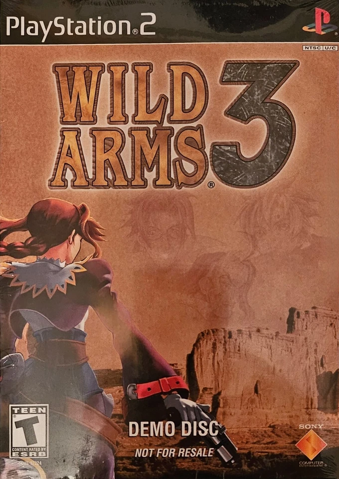 Wild Arms 3 Demo Disc (Sony PlayStation 2, 2002) PS2 Cardboard Sleeve & Game - Image 1 of 1