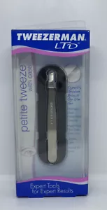 Pinzas inclinadas Tweezerman LTD Petite con estuche negro - NUEVAS - Imagen 1 de 2