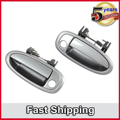 Outside Door Handle Set 2PCS Front Pair For 95-99 Toyota Avalon 4N7 Sable Pearl - Image 1 of 4