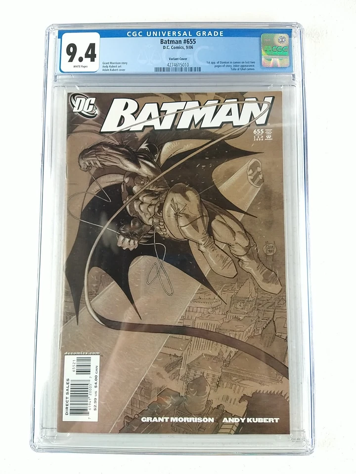 Batman #655 Adam Kubert Cover (DC Comics September 2006)