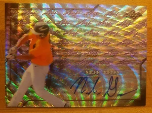 NOLAN GORMAN 2017 Leaf Perfect Game METAL AUTO /9 National Showcase Autograph SP - Picture 1 of 3