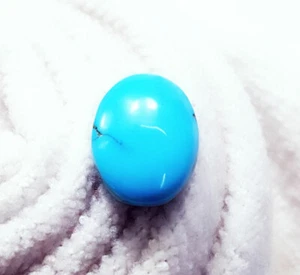 Gemas opacas de piedras preciosas sueltas de 10,95 quilates azul turquesa natural sin tratar - Imagen 1 de 7