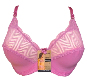 Soutien gorge 105D dentelle rose lingerie femme grande taille - Picture 1 of 1