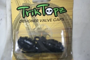 RAT FINK GRENADE HARLEY CHOPPER Custom RAT ROD VALVE STEM CAPS SET 2  - Picture 1 of 3