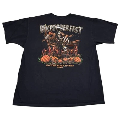 Anvil 2009 Daytona Beach Biketoberfest мотоциклетная рубашка для взрослых XL - Изображение 1 из 4