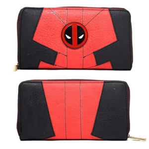DEADPOOL METAL LOGO Pu Leather Long Line Wallet Purse - Picture 1 of 1