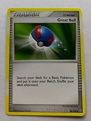 Great Ball 85/100 Pokémon Stormfront Unlimited  NM/MINT 2008 box-S5