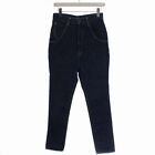 KAPITAL Ladies Denim Pants Jeans Zip Fly Dot Pattern Cinch Back Size XS USED